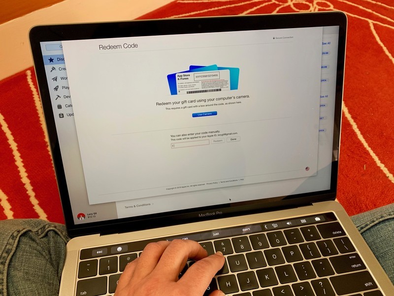 How to gift an ios app from mac catalina